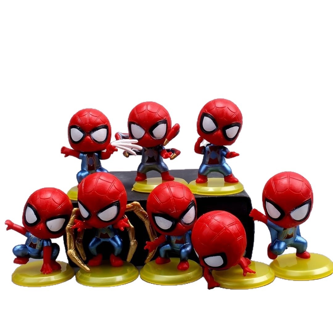 Figura de Acción de Spider-Man de PVC para Coche y Escritorio