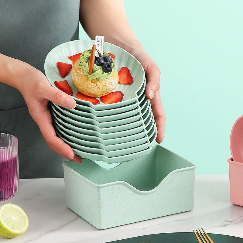 Geometric Plastic Cute Desktop Trash Bin, Home Small Waste Can, Decorative Shapes & Colors