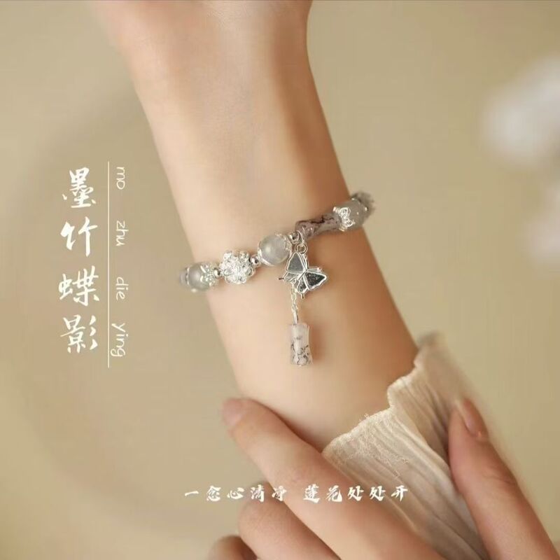 爆款好事莲莲手链莲花吉祥如意步步生莲新款送朋友手串高考礼物|undefined