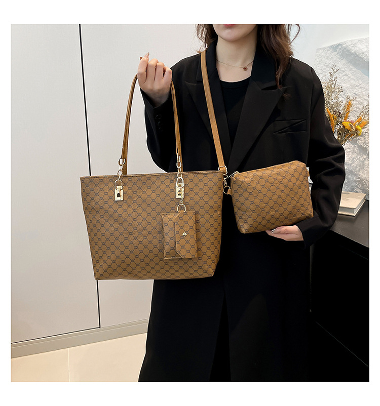 750g Weight Zipper Closure Type Double Shoulder Straps Strap Type Bag Sets Bags Type Daily Occasion PU Material Women's Backpack Backpack Geometric Pattern All Seasons Season Women's Gender Elegant, Basic Style Square Shape Women's PU Geometric Elegant Basic Square Zipper Bag Sets 2