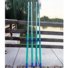 碳素大物抄网杆批发 伸缩定位超硬飞抄抄网加长握把鱼竿捞鱼抄网