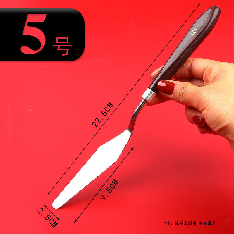 Pintura al óleo de plástico raspador pintura paleta cuchillo arte acrílico gouache pintura raspador