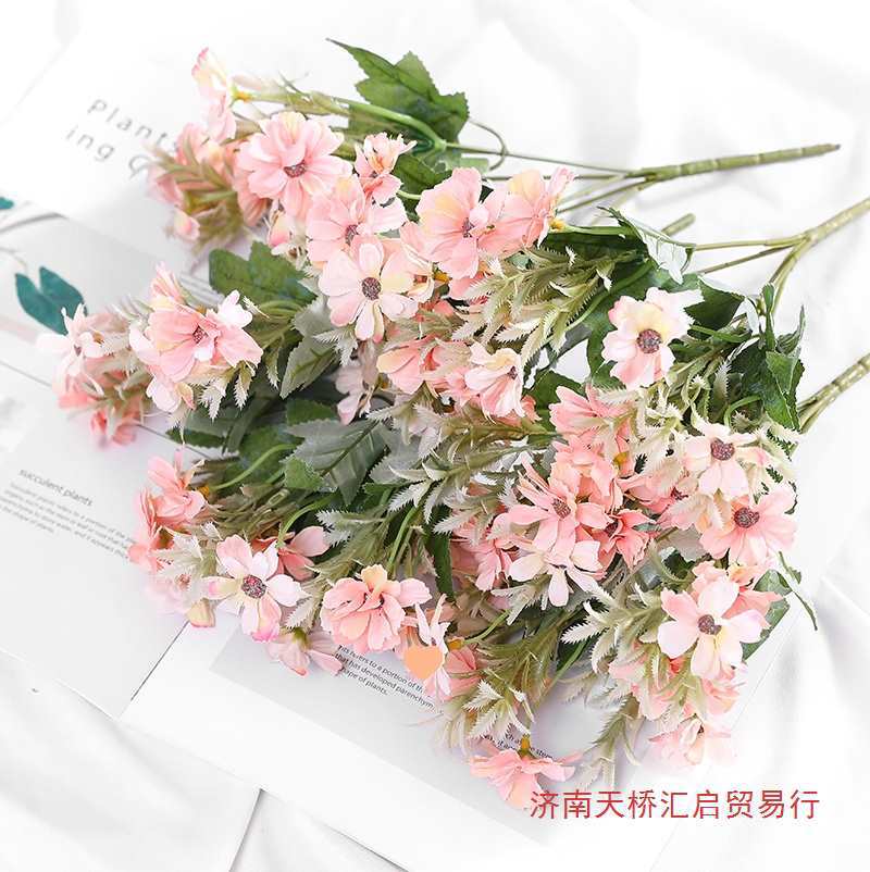 套装家居绢花摆设小客厅塑料花盆栽装饰假花干花花束摆件花