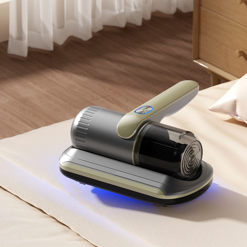 Aspiradora de Ácaros Inalámbrica Portátil con Luz UV para Cama y Hogar