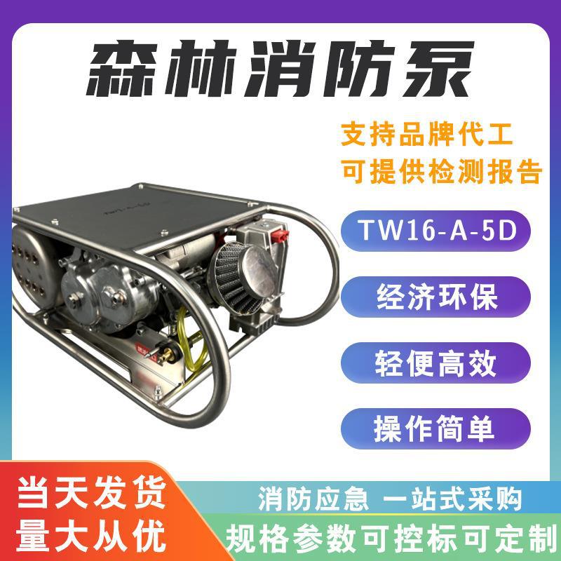 TW16-A-5D卧式单级电启动森林消防泵移动式灭火水泵高扬程输送泵