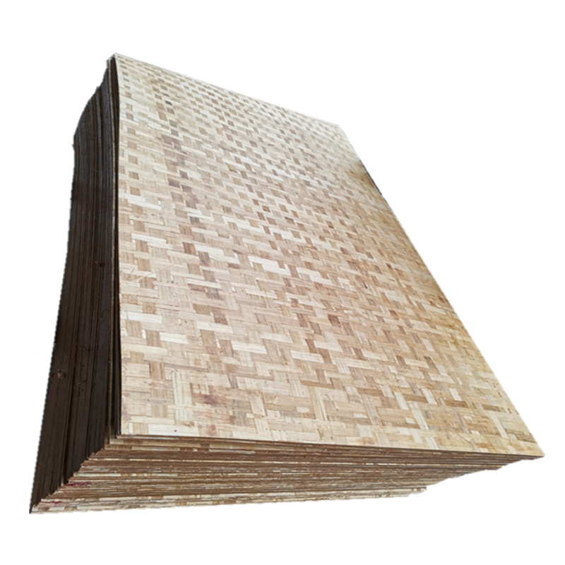 Caja de embalaje de madera contrachapada de bambú tejido 3mm5 chapa de madera contrachapada de bambú plantilla de construcción decoración de techo suspendido