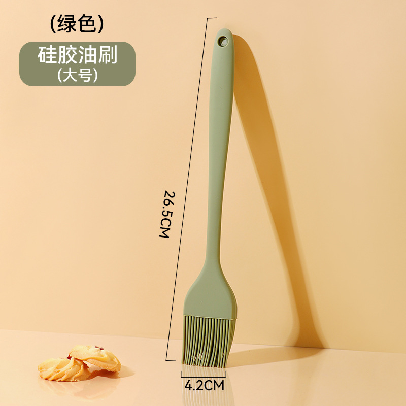 Cepillo de aceite grande verde matcha