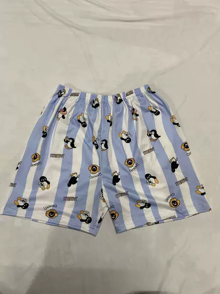 Swimming ring, shorts, duck