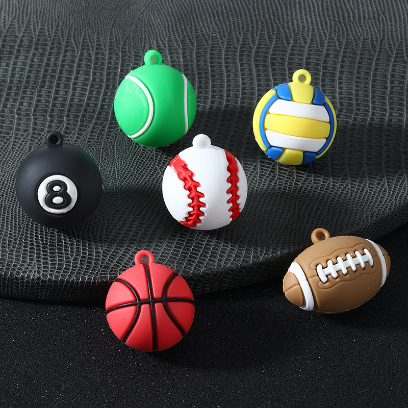 New Soft Rubber Basketball Baseball World Cup Football Souvenir Accessories DIY Wholesale Car Bag Creative Pendants New Soft Rubber Basketball Baseball World Cup Football Souvenir Accessories DIY Wholesale Car Bag Creative Pendants
