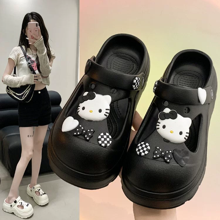 2024 летняя модная универсальная ниша в милых тапочках на платформе, увеличивающей рост, для женщин