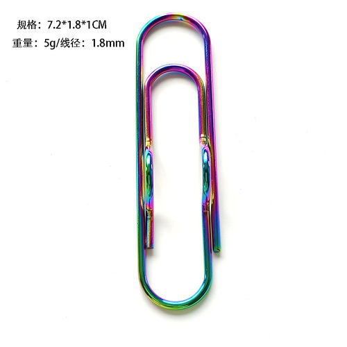 Metal colorful pen clip notebook accessories creative pen buckle wholesale accounting notebook pen buckle accessories manufacturer