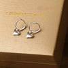 Earrings, silver 925 sample, internet celebrity