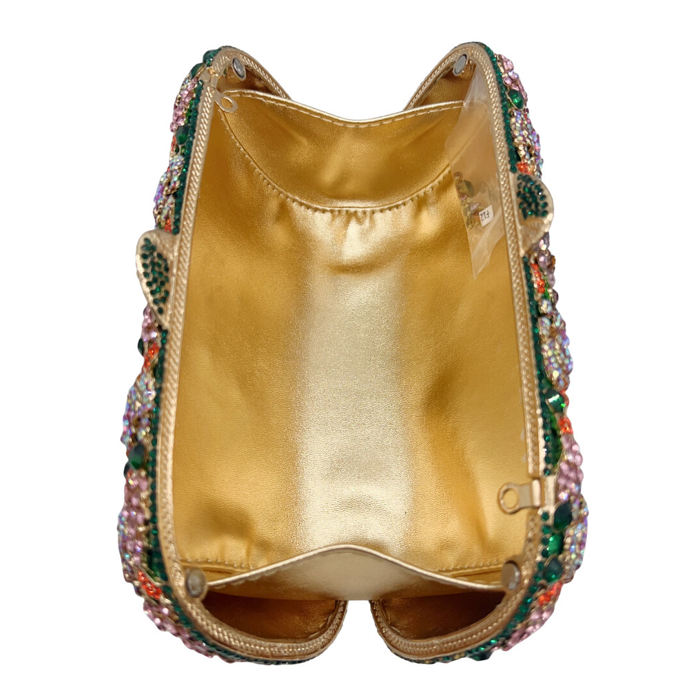 Bolsa de embrague fábrica venta directa de diamantes de mano bolsa de vestido de fiesta de diamantes bolsas de cena de cheongsam bolsas duras