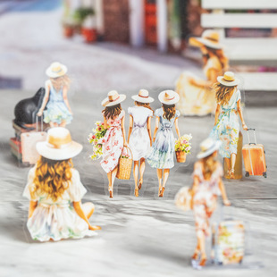 A Beautiful Day PET Sticker Pack Follow Your Footsteps Series Back Account DIY Decorative Stickers 20 6