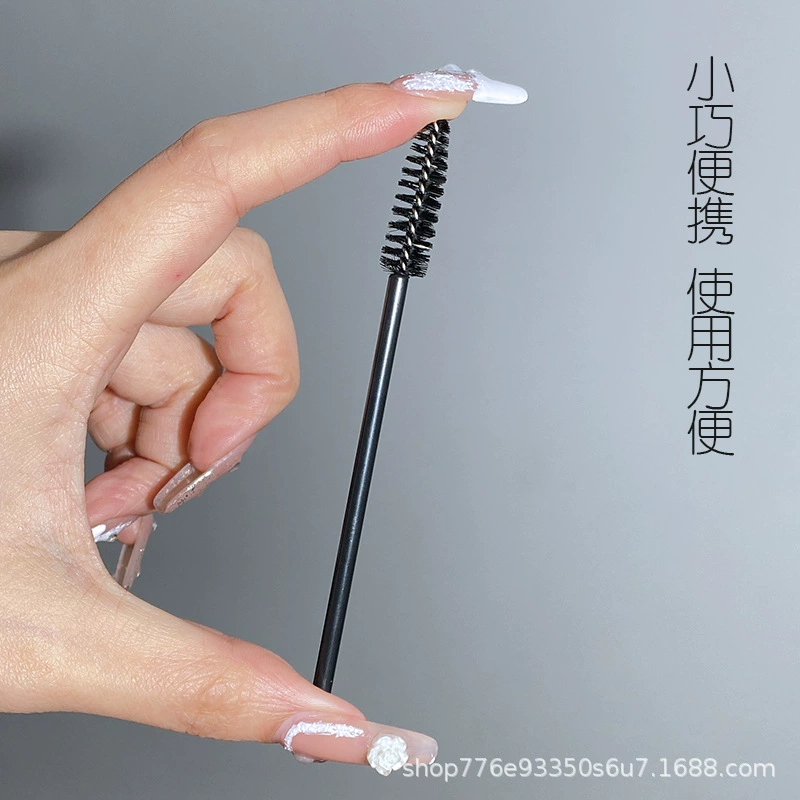 Disposable handheld brush for eyelashes for eyebrows