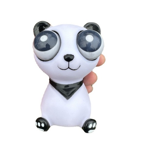 Decompression Toy Staring Eyes Panda Panda Decompression Pinch Bear Doll Children's Vengeance Funny Tricky Creative Artifact