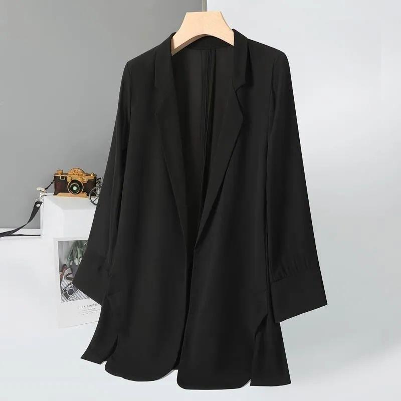 2026 Korean Style New Loose Casual Blazer for Women, Stylish Flowy Thin Blazer for Spring and Autumn