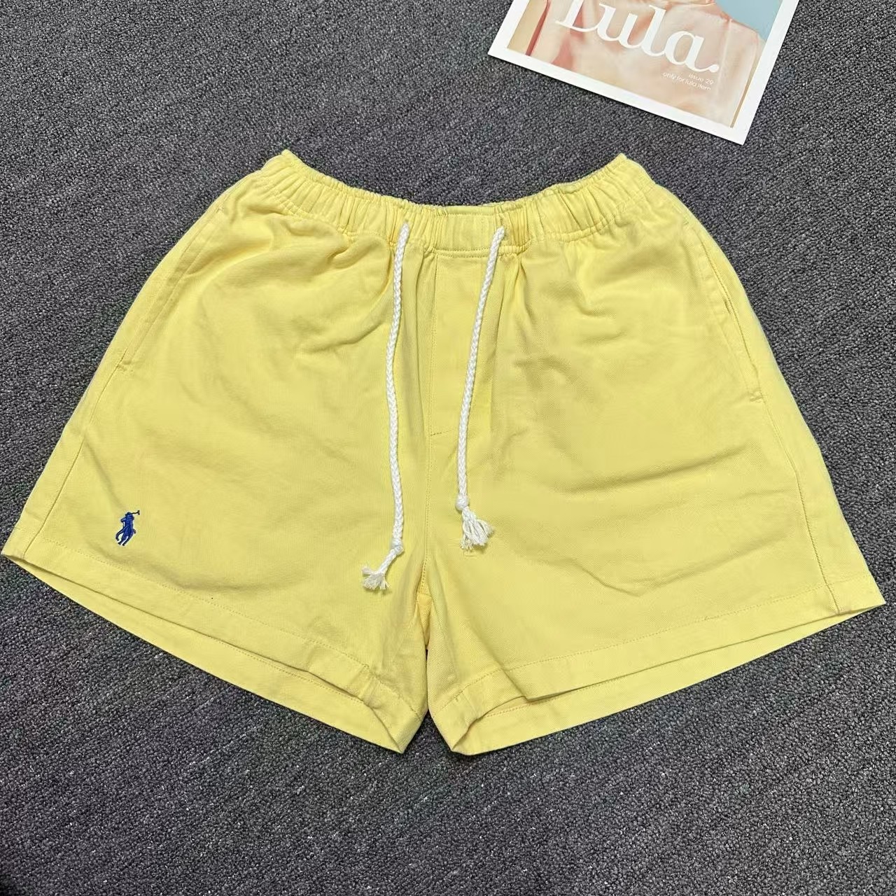 在庫ありラフスモールレーベルウォーカーベースクラシックショーツ夏新鮮で多用途な巾着カジュアルブレンドレディースショーツ