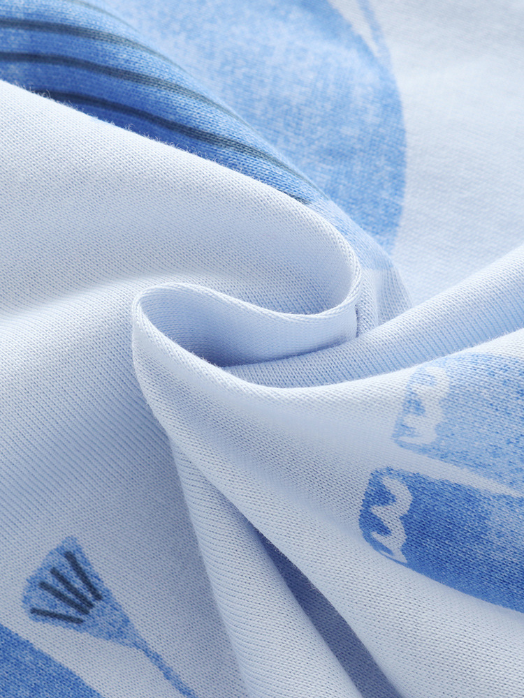 Malwee transfronterizo pijamas de niños verano nuevo estilo europeo y americano ropa de casa para niños camisetas de cuello redondo para niños dos juegos