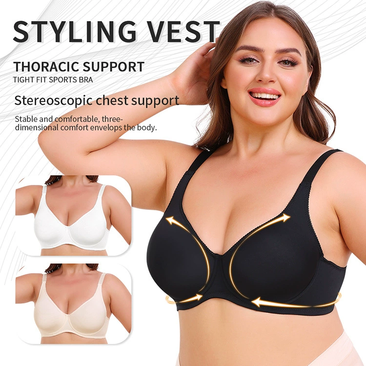 Фабрика прямых продаж в Европе и Америке спортивный бюстгальтер большого размера без стального кольца трансграничный американский заднего жилет бюстгальтер V210680