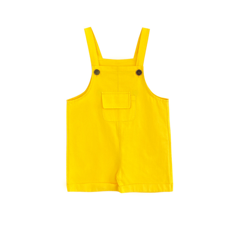 Pantalones de suspensión-amarillo