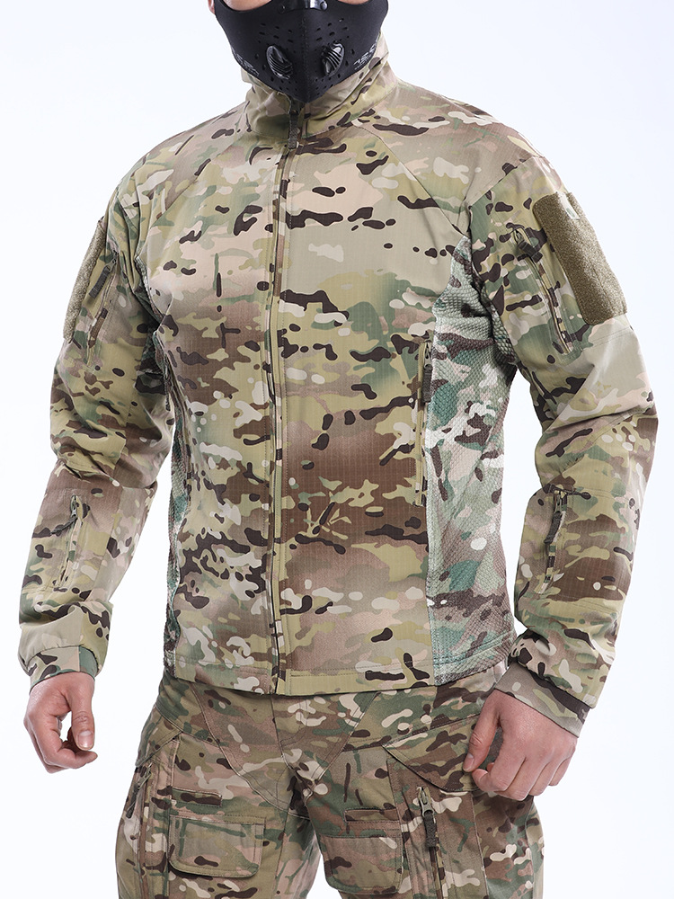 Tactics demi-season travel camouflage jacket