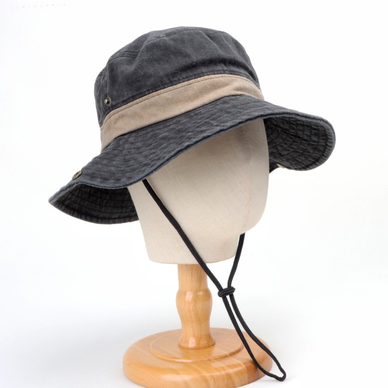 Frau Einfacher Stil Klassischer Stil Farbblock Gebogene Traufen Bucket Hat display picture 8