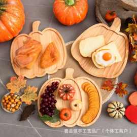 跨境万圣节装饰南瓜托盘万圣派对水果零食糖果盘芝士熟食盘甜品盘