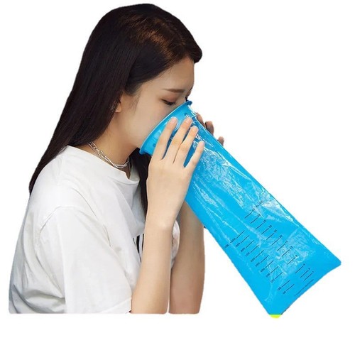 Nausea bag for pregnant women, car travel portable motion sickness bag for kindergarten, hospital, school, disposable vomiting bag