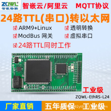 24·TTL���ڷ������D��̫�Wģ�KModbus RTU/TCP�W�PMQTT�f�h͸��