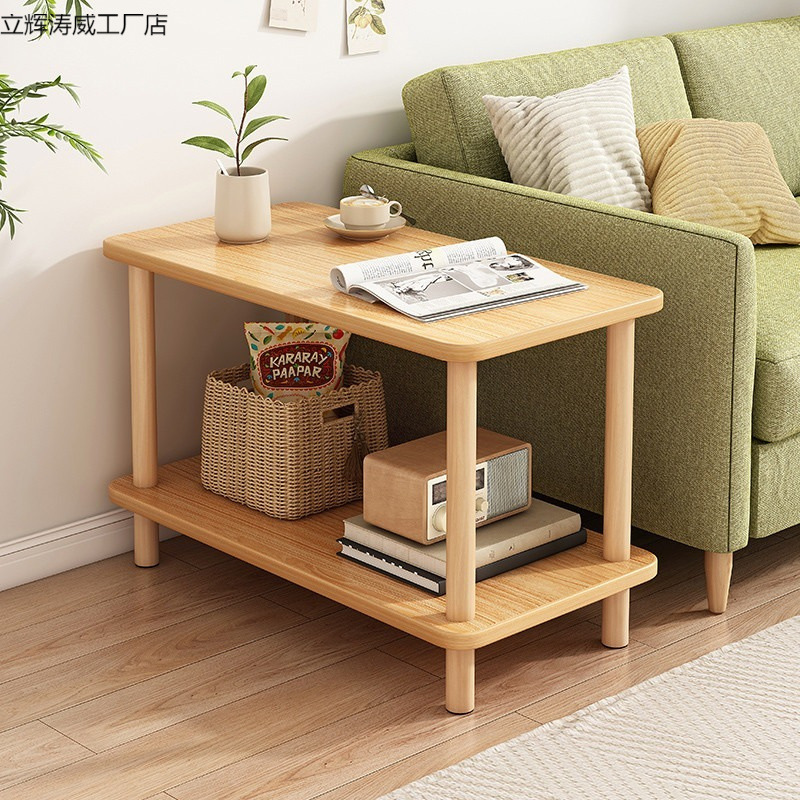 Mesa de té pequeña mesas de cabezal de cama pequeña mesa de cabezal de cama simple de alquiler de alquiler de habitaciones de cabezal de cama pequeña mesa dormitorio