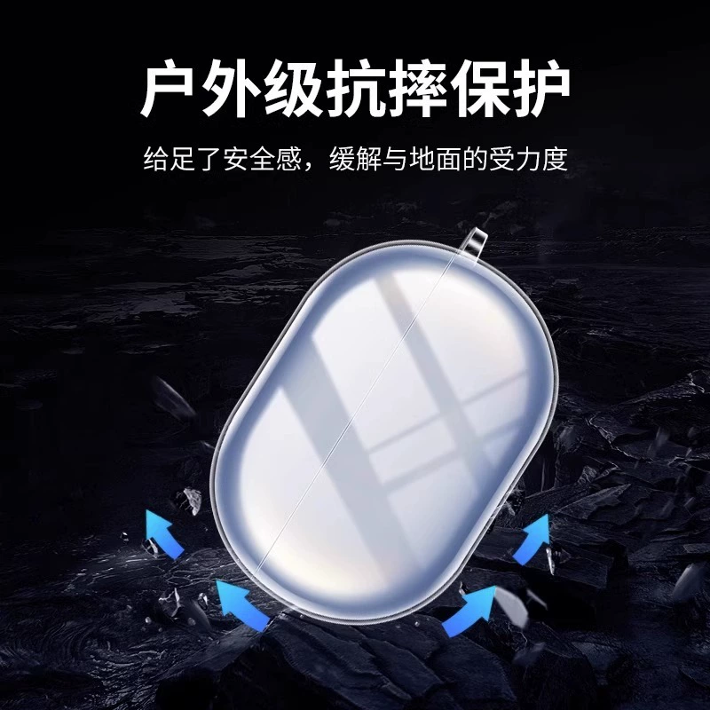 Прозрачный TPU кожаный чехол для Huawei FreeBuds Pro3, FreeBuds 5, SE2 — защитный чехол для наушников