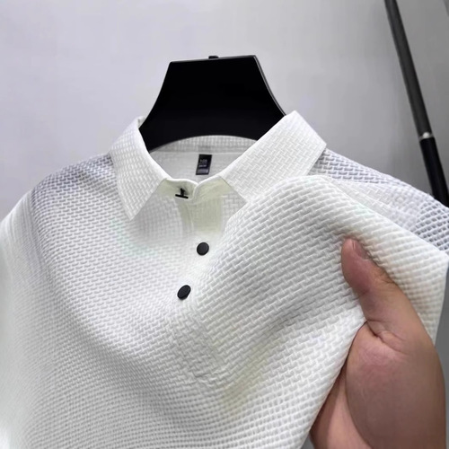 Chao Lun Bu High-End Light Mature Casual Polo Shirt Short-Sleeve Men's T-Shirt Collar Business Sport Shirt Men's Style