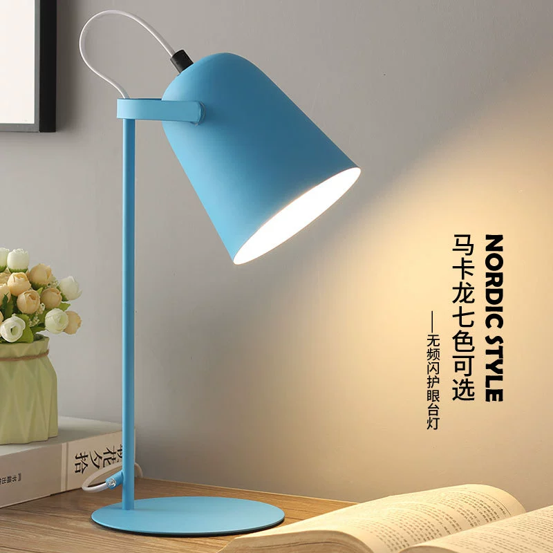 LED настольная лампа для рабочего стола, креативная бренд‑лактия для спальни, защита глаз, для студентов