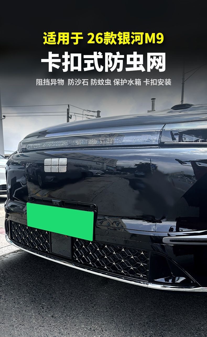 Geely Galaxy M9 Starry Sky Car Insect Net, Detachable Anti-Mosquito Integrated Window Protection