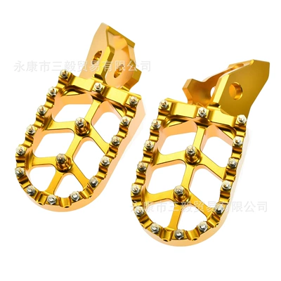 Motorcycle pedals: Bee Foot Pedals Cnc Electric