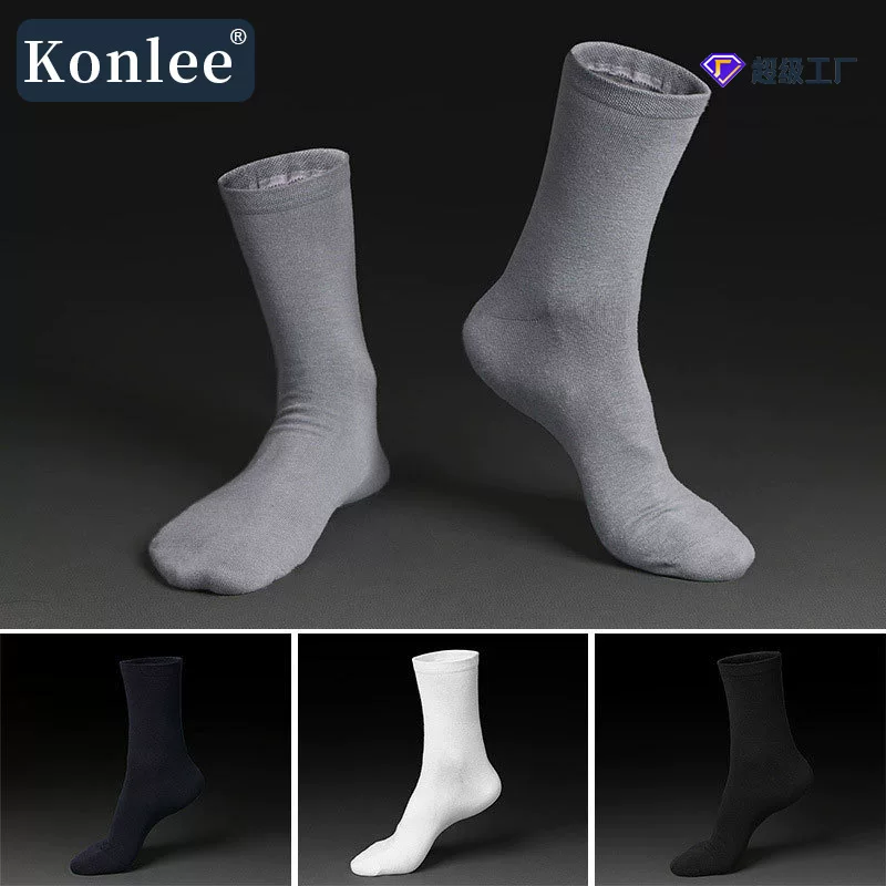 Носки (Konlee) летние дышащие тонко пряженые хлопковые, one size