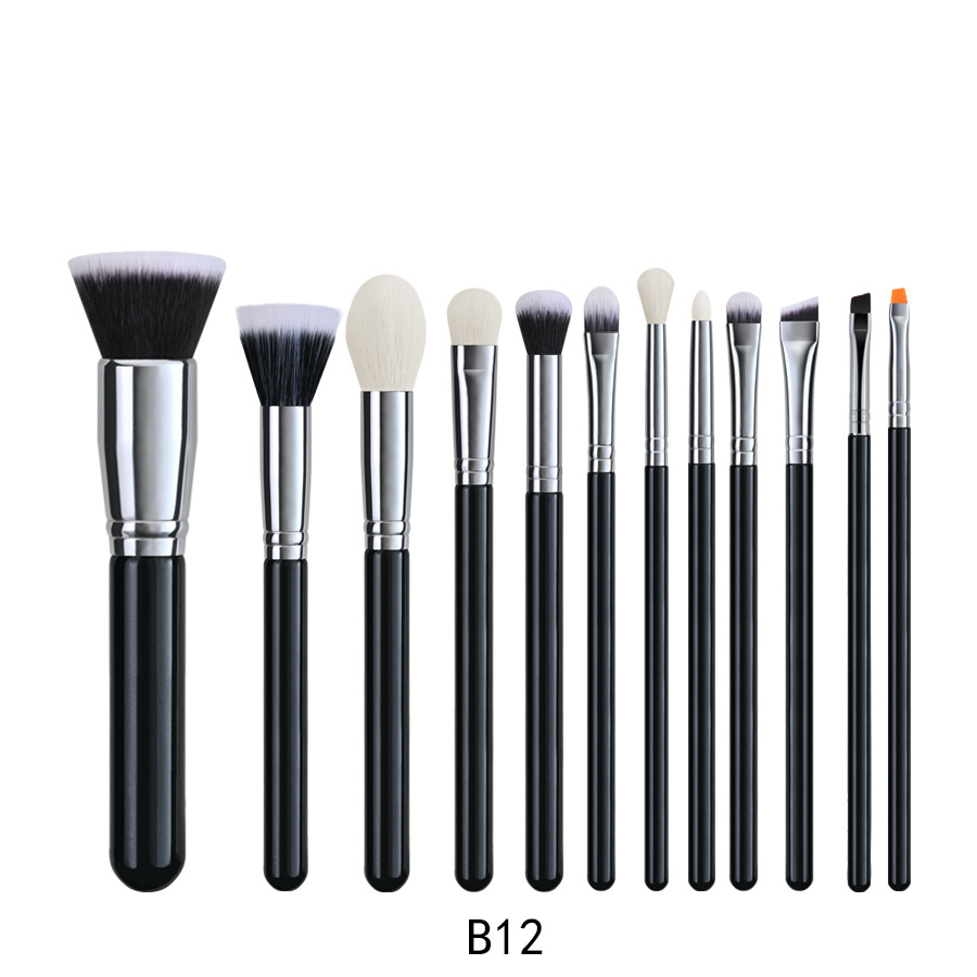 Zonia 20 piezas/15 piezas/30 piezas/42 piezas/24 piezas juego de pinceles de maquillaje cepillo de polvo suelto de pelo de animal venta directa transfronteriza