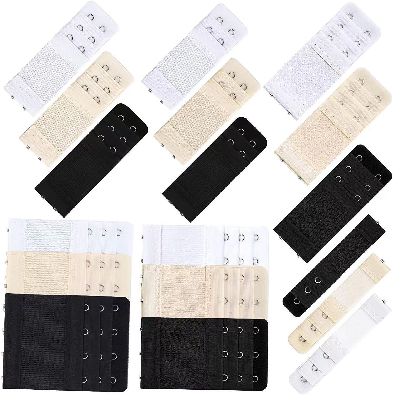 18pcs elastic elastic bra extended buckle large two buttons one button four buttons underwear buckle cross-border three rows two buttons