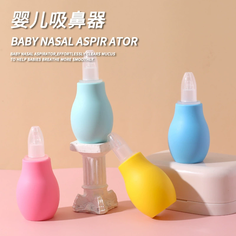 Детское ручное всасывание Носа носа носовая остановка Детские товары Носовой очиститель Силиконовый насос Носовое всасывание