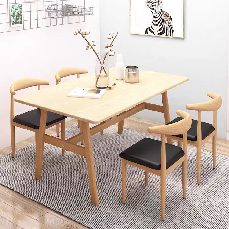 Silla de comedor, taburetes domésticos, mesa de comedor moderna y minimalista, silla de corn de hierro forjado, silla de recepción comercial, silla de oficina