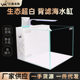 Back Self-Circulating Filtering Silent Sea Water Tank Bedroom Living Room Household Small Sea Water Tank Water Free Seawater Fish Tank
