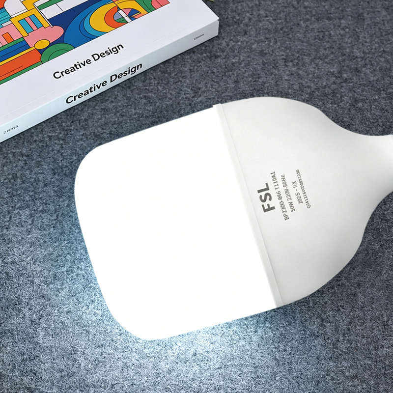 FSL Foshan Iluminación Bombilla LED de ahorro de energía del hogar E27 tornillo de alta potencia edificio de la fábrica de alta riqueza guapo bombilla de inducción lámpara