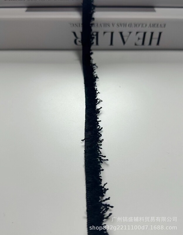 工厂现货  小香风单边毛须须可染色花边织带服饰配饰衣襟领口等花|undefined