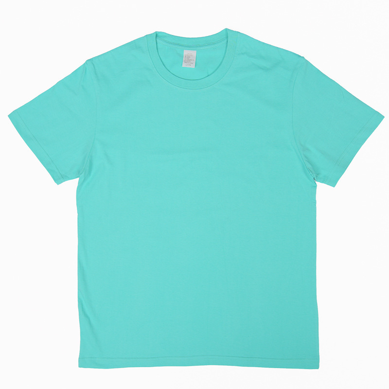 重ポンド新疆精櫛純綿包襟辺純色半袖tシャツ男女夏ゆるい大サイズ丸襟白色カジュアル|undefined