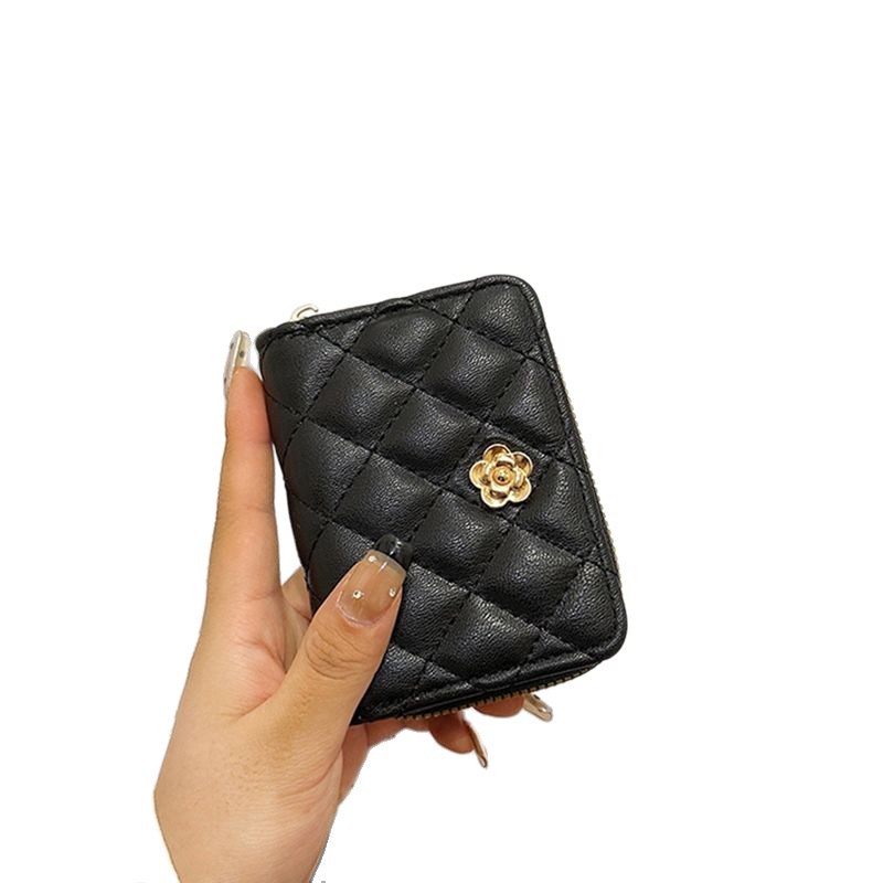 Lingerie bolsa de tarjetas para mujeres compacta y exquisita de alta calidad 2025 nuevo anti-magnetizado multi-tarjeta certificados de tarjetas bancarias bolsa de cambio