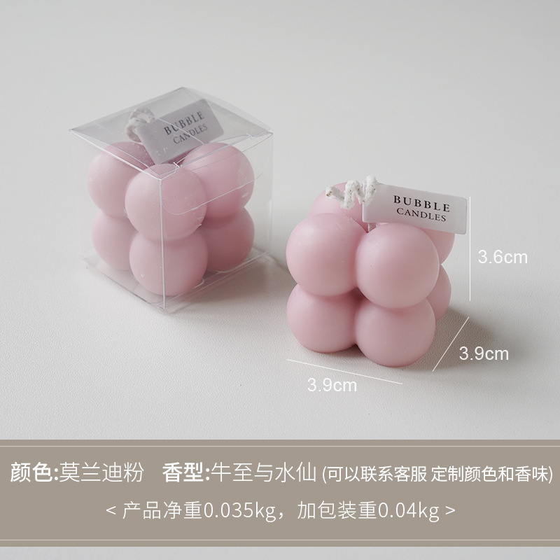 小さな魔方陣の形をしたアロマキャンドル、卸売、誕生日の記念品、手作り、泡の形をしたキャンドル、かわいい、香り付きキャンドル|undefined