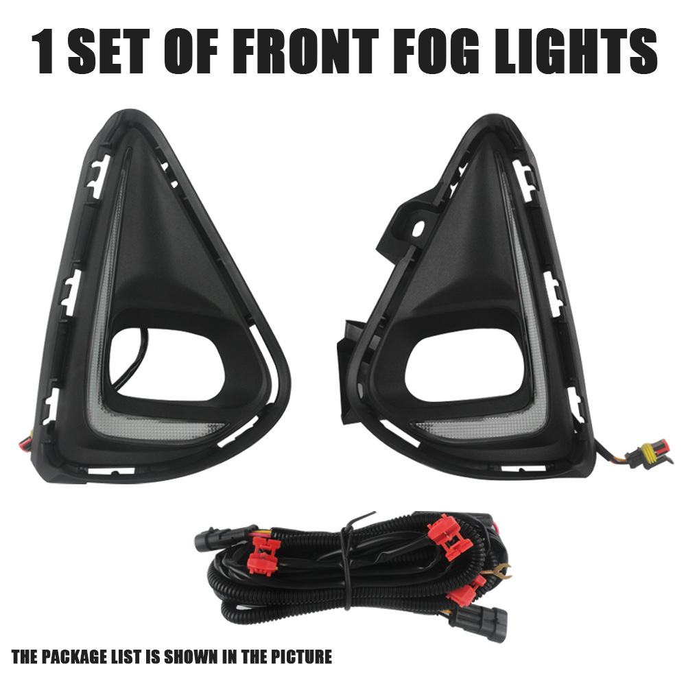 Aplicable para la modificación del conjunto de la lámpara de niebla LED delantera de Toyota Corolla 18 / 19 / 20 modelo AXIO