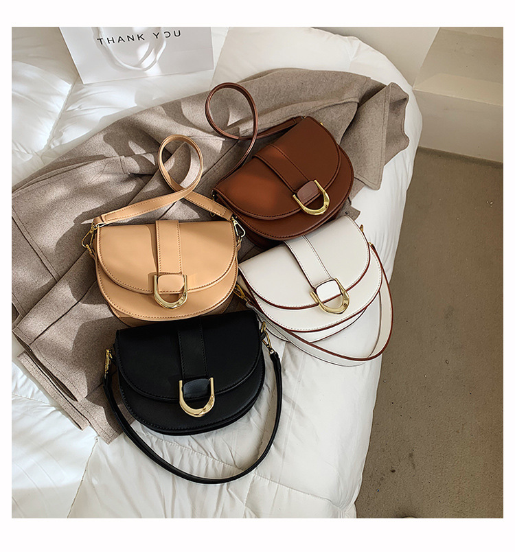 Sac de niche pour femme, nouvelle texture tendance d'automne et d'hiver, sac de selle à main, sac à bandoulière simple, sac à aisselle_voghion.com