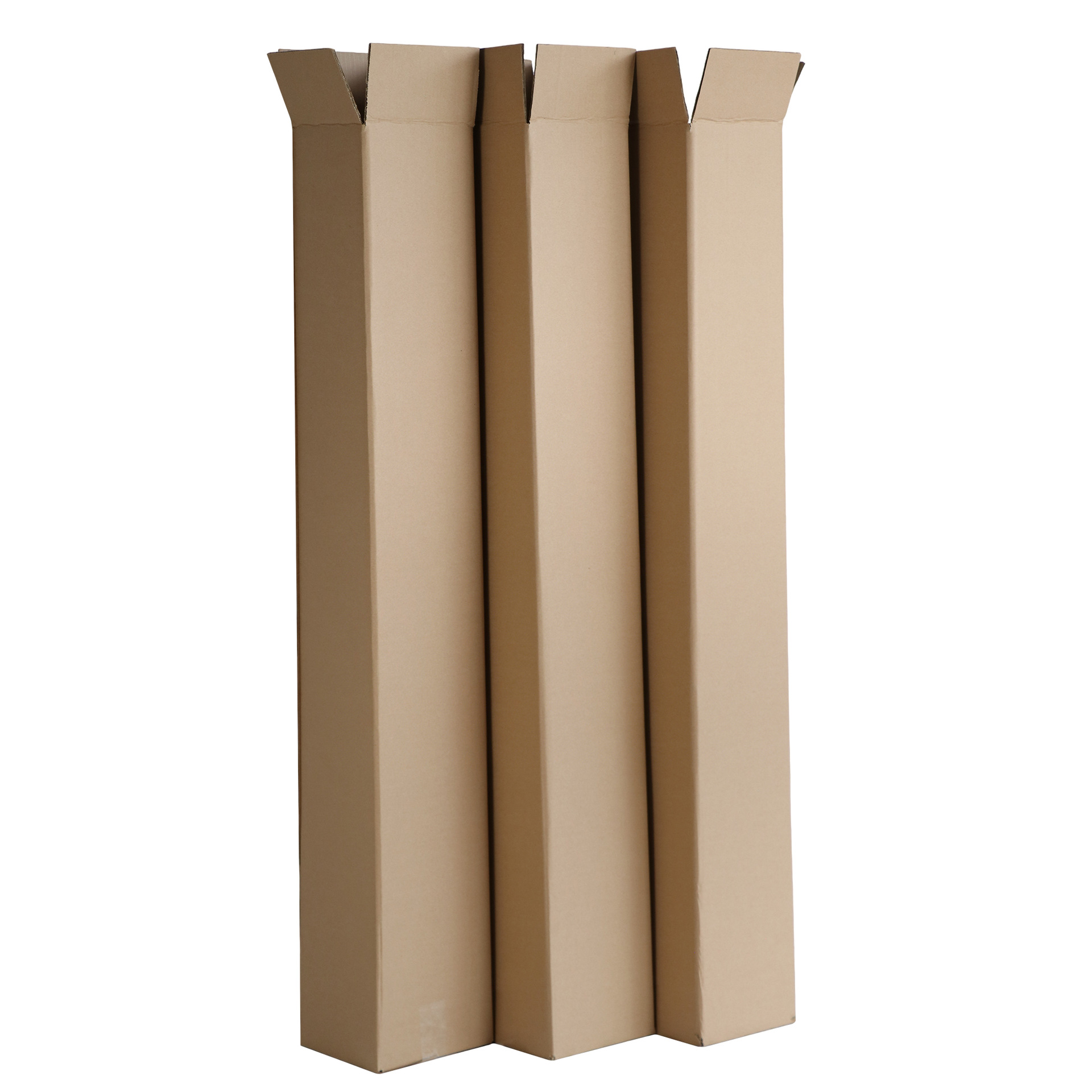 Caja de cartón de tira larga personalizada, plantación verde extra dura, caña de azúcar, embalaje de ñame, caja de papel rectangular express, punto grueso